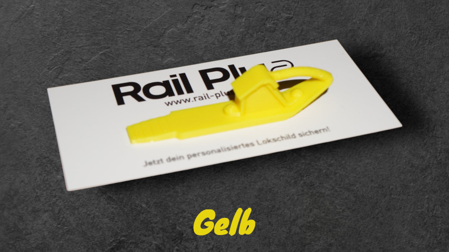 Railway Brake Shoe Keychain