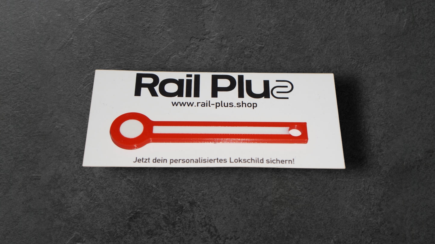 Railway wing signal keychain