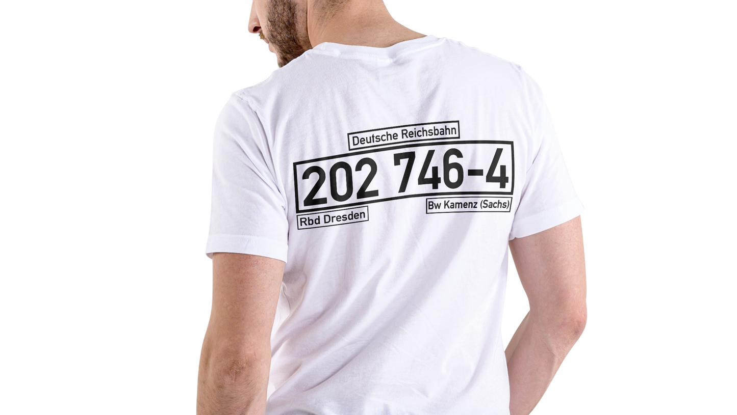 Railway T-Shirt with individual locomotive number